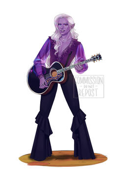 Ras the Bard, Showtime Outfit (DnD Character)