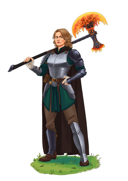 Elaine the Warrior (DnD Character)