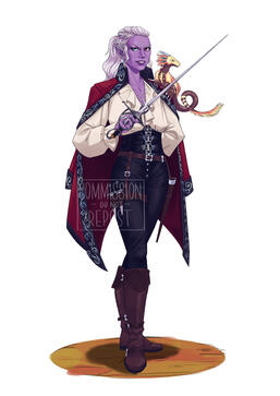 Ras the Bard, casual outfit (DnD Character)